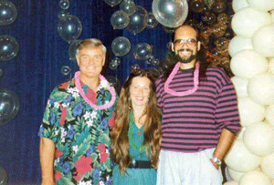 Phil Zulli and Peggy Zulli with Lee Causey at First Fitness Event in 1995