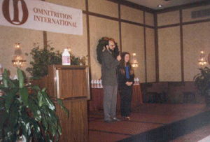 Phil Zulli speaking at Omnitrition Top 20 Event in 1989